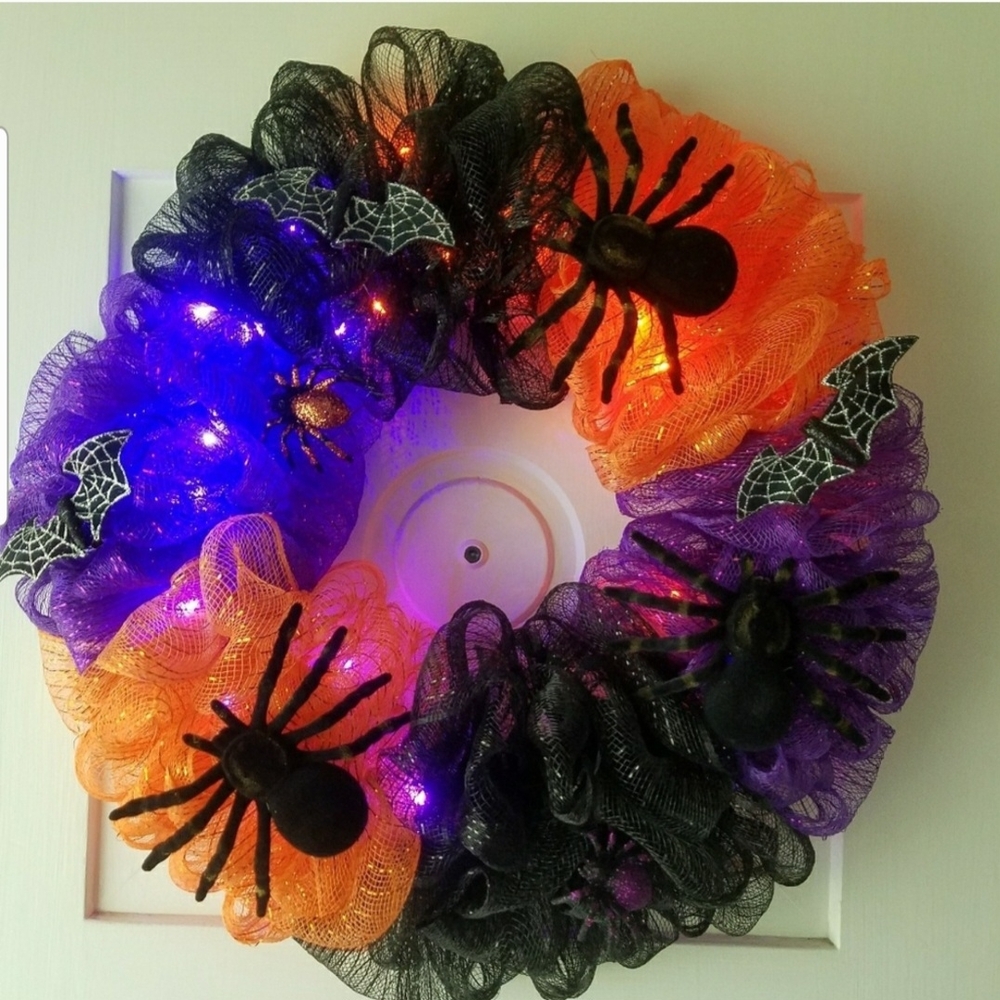 Halloween Deco Mesh Wreath
